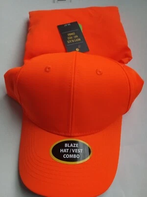Mens Blaze Baseball Hat & Vest Combo One Size  - Image 1 of 3