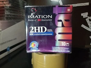 [Neu im Karton] Imation 3,5 Zoll Versiegelte Disketten [Vintage] Kostenloser Versand! - Bild 1 von 2