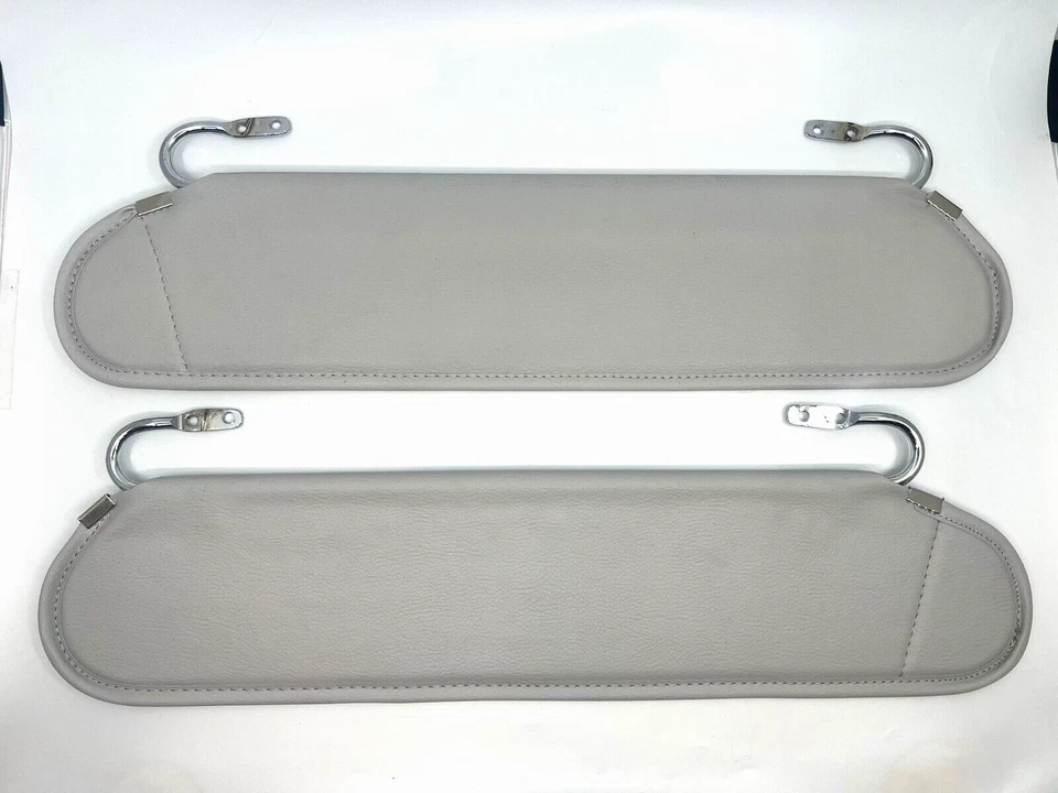 Interior Sunvisor Sun Visors Set for Jeep Wrangler YJ 87-95 Light Gray- 2 Pieces - Image 1 of 4