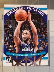 2017-18 Donruss Swishful Thinking Kemba Walker Charlotte Hornets #8 - Imagen 1 de 12