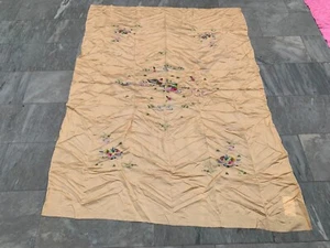 Antique Chinese Qing Dynasty Best Silk Colorful Embroidered Chinese Tablecloth - Picture 1 of 10