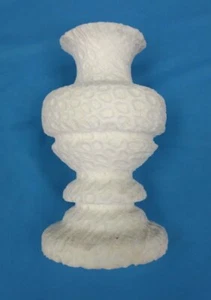 Natural Coral  Turned Lamp Base ~ Vintage Wood Lamp Parts ~ Woos Turning - Picture 1 of 4