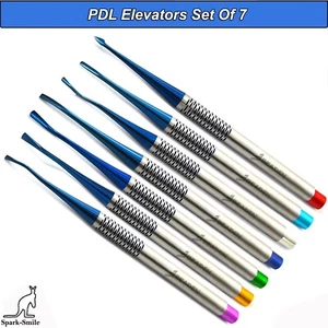 PDL Luxating Root Elevators Set Of 7 Periotomes Dental Instruments CE - Picture 1 of 5