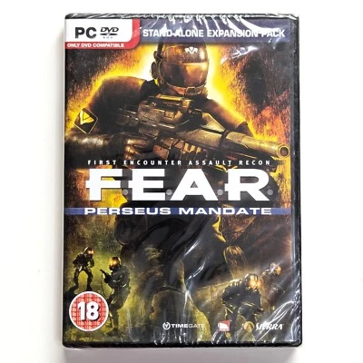 FEAR: Perseus Mandate - Stand-Alone Exansion Pack - PC - F.E.A.R. - NEW & SEALED - Image 1 of 3