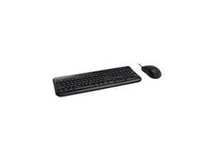 Microsoft Wired Desktop 600 Keyboard and Mouse - Keyboard - Cable - Mouse - Opti - Picture 1 of 1