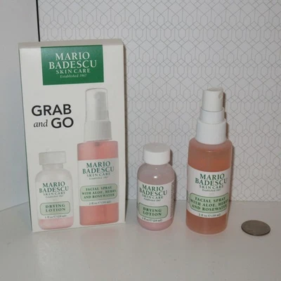 Mario Badescu Loción Secadora 1oz 29ml Spray Facial Aloe Hierbas y Agua de Rosas Juego de 2oz Foto 1 de 2