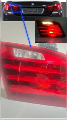 2014-2016 BMW 5-Series 528i 535i 550i задний левый внутренний багажник задний фонарь лампа OEM  - Изображение 1 из 4