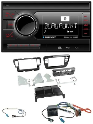 Blaupunkt MP3 Bluetooth DAB 2DIN SD USB Autoradio für Seat Mii Skoda CitiGo 11-1 - Bild 1 von 4