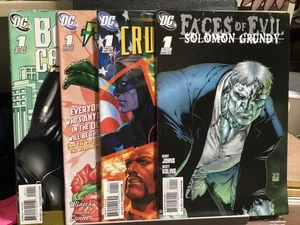 4 COMIC LOT DC ONE-SHOTS 2010 GRUNDY + CRUSADERS + WEDDING + BAT CAT - Picture 1 of 7