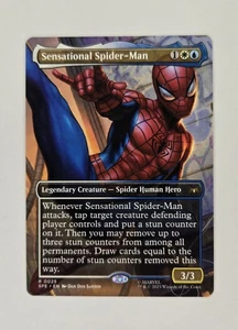 Sensationeller Spider-Man Borderless Marvel's Spider-Man: Eternal-Legal Regular MTG - Bild 1 von 7