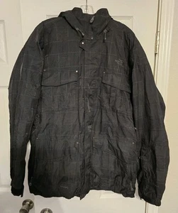 North Face Cryptic Jacket Mens XL Hooded Black Hyvent Recco Ski Snowboard Pocket - Picture 1 of 21