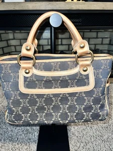 Celine Boogie Denim & Leather Handbag - Picture 1 of 13