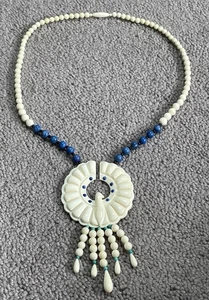 COLLANA CIONDOLO PERLINE TRIBALI VINTAGE / MOLTO RARA DA TROVARE - Foto 1 di 24