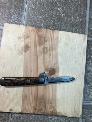 Navaja de bolsillo vintage Remington UMC mango de hueso 1924-1933 forma decente Foto 1 de 4