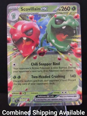 Scovillain ex 022/162 SV05: Temporal Forces NM Holo English 9608 - Image 1 of 2