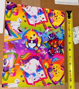Vintage Lisa Frank Geschenkpapier selten 8”x11” - Bild 1 von 2