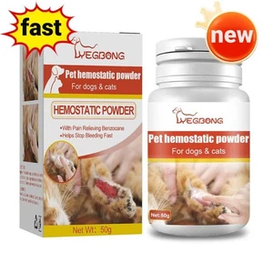1x  Pet Styptic Powder – Stops Bleeding Fast for Dogs, Cats, Birds, Injurie s - Picture 1 of 12