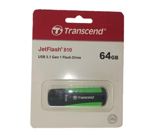 Transcend JetFlash® 810 USB-Stick 64 GB Grün TS64GJF810 USB-A (USB 3.2 Gen 1) - Bild 1 von 2