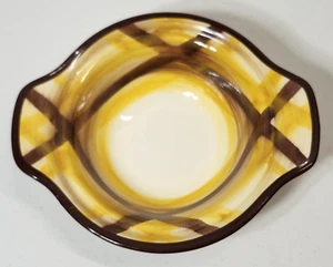 1940's Vernonware Pottery Homespun Hand Painted Chowder Bowl 6" - Picture 1 of 6