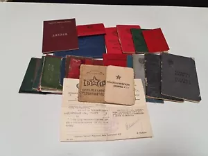 Documents vintage ussr. 27 things . - Picture 1 of 12
