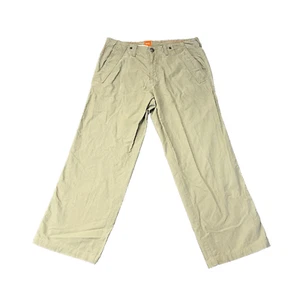 Chinos Hugo Boss Para Hombre Relajados Rectos Beige Inteligentes Informales De Colección Rona W34 L29 - Imagen 1 de 15