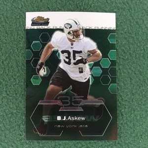 B.J. Askew 2003 Topps Finest ROOKIE card #76 New York Jets - Picture 1 of 2