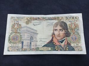10000 Francs Napoléon Bonaparte (7-11-1957)