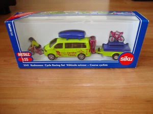 Siku 2541 Set Ciclo Corsa - Ruota - Trasportatore VW - Foto 1 di 4