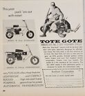 1961 Print Ad Tote-Gote No. 1 Off Highway Motor Cycle Bonham Provo,Utah