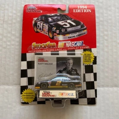 Racing Champions 1994 Edition Stock Car Rusty Wallace Motorsport #2 Car 1:64  - Imagem 1 de 2