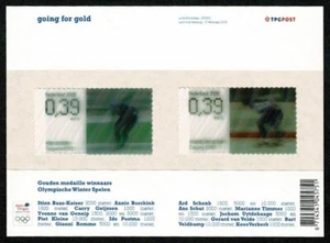 B01 PAÍSES BAJOS 2006 Going for gold - sellos 3D de patinaje de velocidad MNH - Imagen 1 de 1