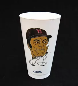 1970s 7-Eleven Luis Tiant Slurpee Cup Boston Red Sox Baseball - Bild 1 von 2