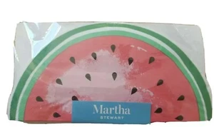 Martha Stewart 3 Ply Watermelon Shaped Lunch Paper Napkins 40 Ct, 12" Fun  NEW - Picture 1 of 9