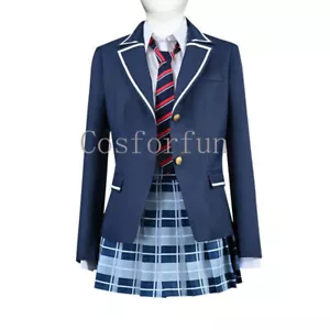 Project Sekai Colorful Stage Feat Cosplay Costume School JK Uniform Outfit Dress - Picture 1 of 6