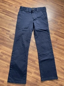 CHAPS Boys Dark Blue Pants Cotton Blend Size 10 Regular - Picture 1 of 4