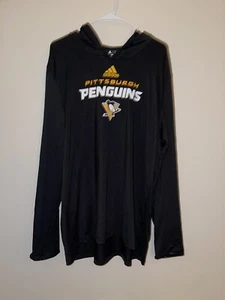 Men's Adidas Training Top Pittsburgh Penguins Long Sleeve XL - Picture 1 of 4