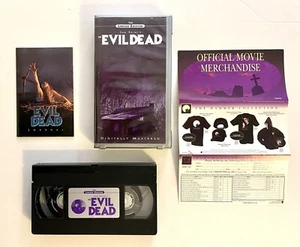 EVIL DEAD Limited Edition VHS +INSERTS Clamshell 19040/35000 ANCHOR BAY Exc Cond - Picture 1 of 3