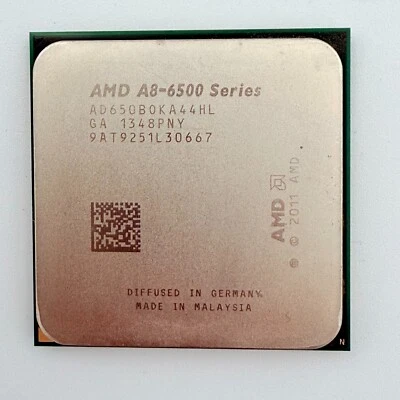 AMD A8-6500 Quad Core  Processor CPU AD650B0KA44HL - Image 1 of 2