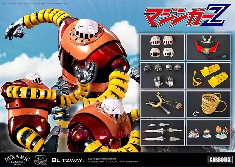 Blitzway Bw-Ca-10801 Mazinger Z Boss Borot Action Figure