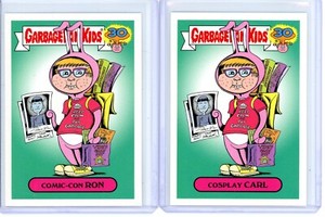Garbage Pail Kids 30th Anniversary Artistic Int COMIC-CON RON/COSPLAY CARL 1A/B