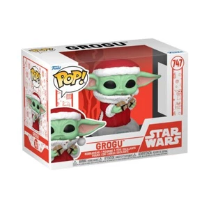 Star Wars Mandalorian Holiday Grogu 747 Funko Pop! - Imagen 1 de 2