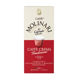 Molinari Caffe' Crema Tradizione Nespresso Original Compatible 40 or 100 Count - Picture 1 of 6