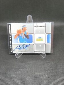 CARMELO ANTHONY 2006-07 FLEER HOT PROSPECTS SWEET SELECTIONS AUTOGRAPHS #29/50