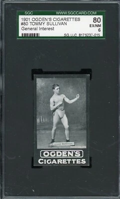 1901 Ogden's Cigarettes General Interest Ser. A Boxing #80 Tommy Sullivan SGC 6 - Image 1 of 2