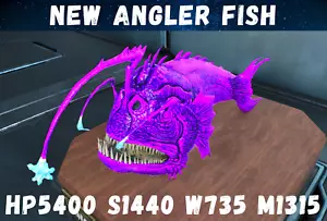 Nuovo top Angler fish hp5400 melee 1315 Ark Survival Ascended PVE PS5/XBOX/PC - Foto 1 di 6