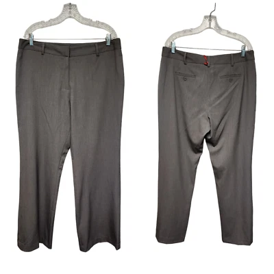 Ruby Rd. Wide-Leg  Dress Pants Size 16 Color Gray - Image 1 of 4
