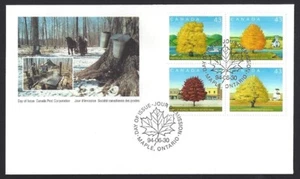 Canada  # 1524 abef     "MAPLE TREES"     Brand New 1994  Block Issue - Picture 1 of 2