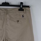 Polo Ralph Lauren Chinos Trousers Womens W28 L29 Beige Classic Pony Zip Fly