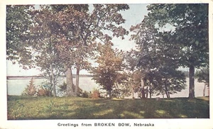 Greetings from Broken Arrow Lake View Postcard - Picture 1 of 2
