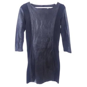 GIPSY Kleid Dress Etuikleid Kunstleder Schwarz Gr. S 36 - Bild 1 von 3